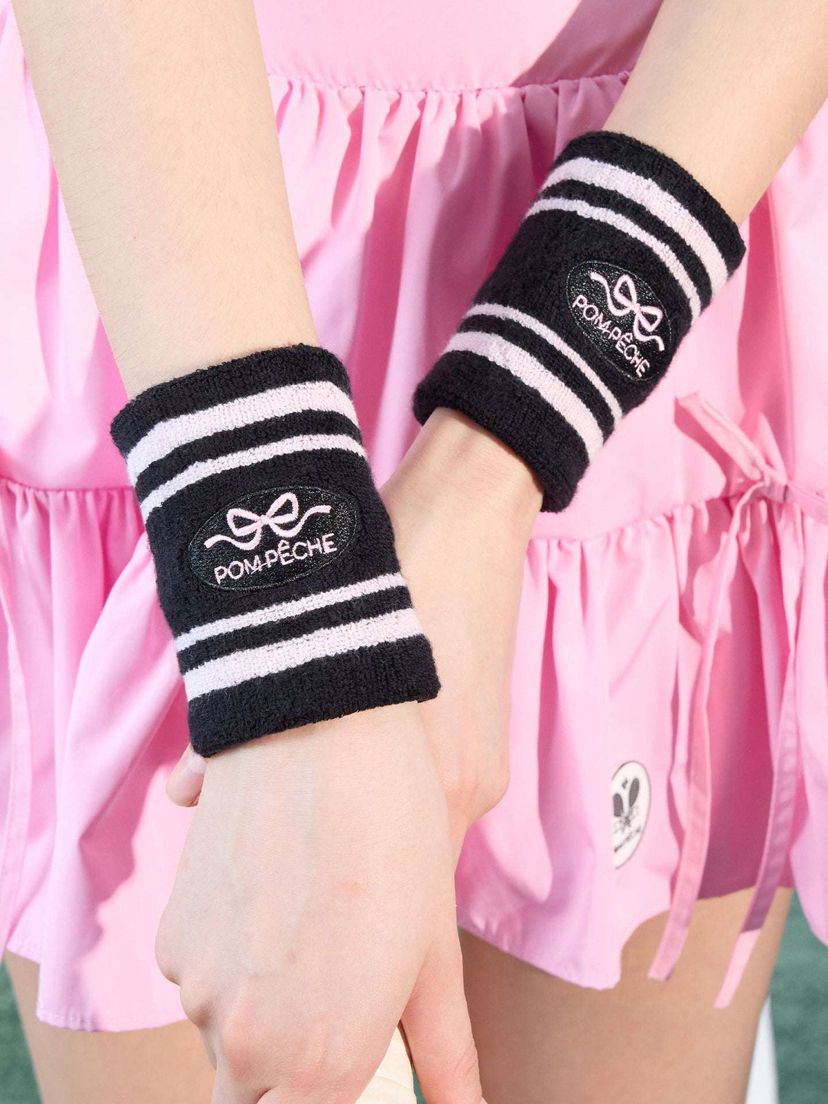 Black Bow Wristband