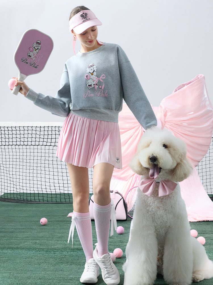 MAGGIE Pet Print Sweatshirt - Grey