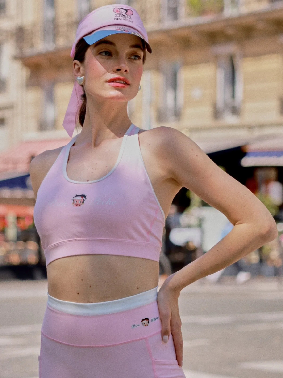 Betty Boop Mesh Back Tank Top - Pink