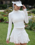 Poise™ Shrink Long Sleeve Top - White