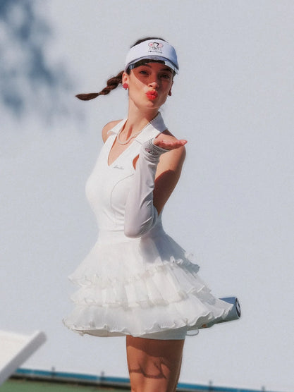 Betty Boop Mille Tiered Dress – Paris White