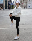 SCULPTING RIB™ Skirted Tennis Leggings - Black