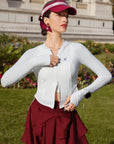 PowerFlow UV protect Long Sleeve TOP - White