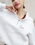 Poise™ Half-Zip Top Performance Sweatshirt-Gray