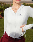 PowerFlow UV protect Long Sleeve TOP - White