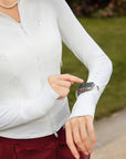 PowerFlow UV protect Long Sleeve TOP - White