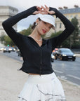 PowerFlow UV protect Long Sleeve TOP - Black