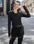 Poise™ Shrink Long Sleve Top - Black