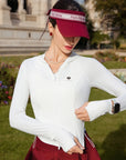 PowerFlow UV protect Long Sleeve TOP - White