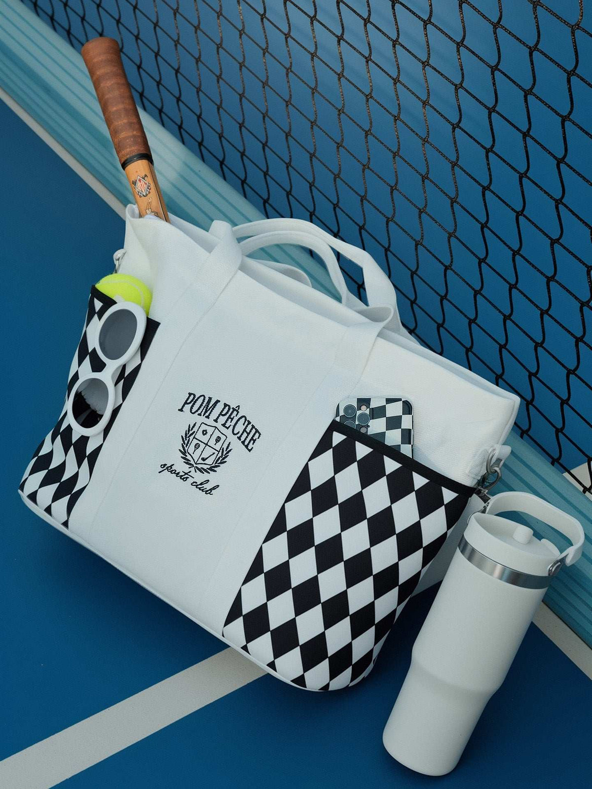 MALCOLM Ivy League Tennis Bag - Checkerboard