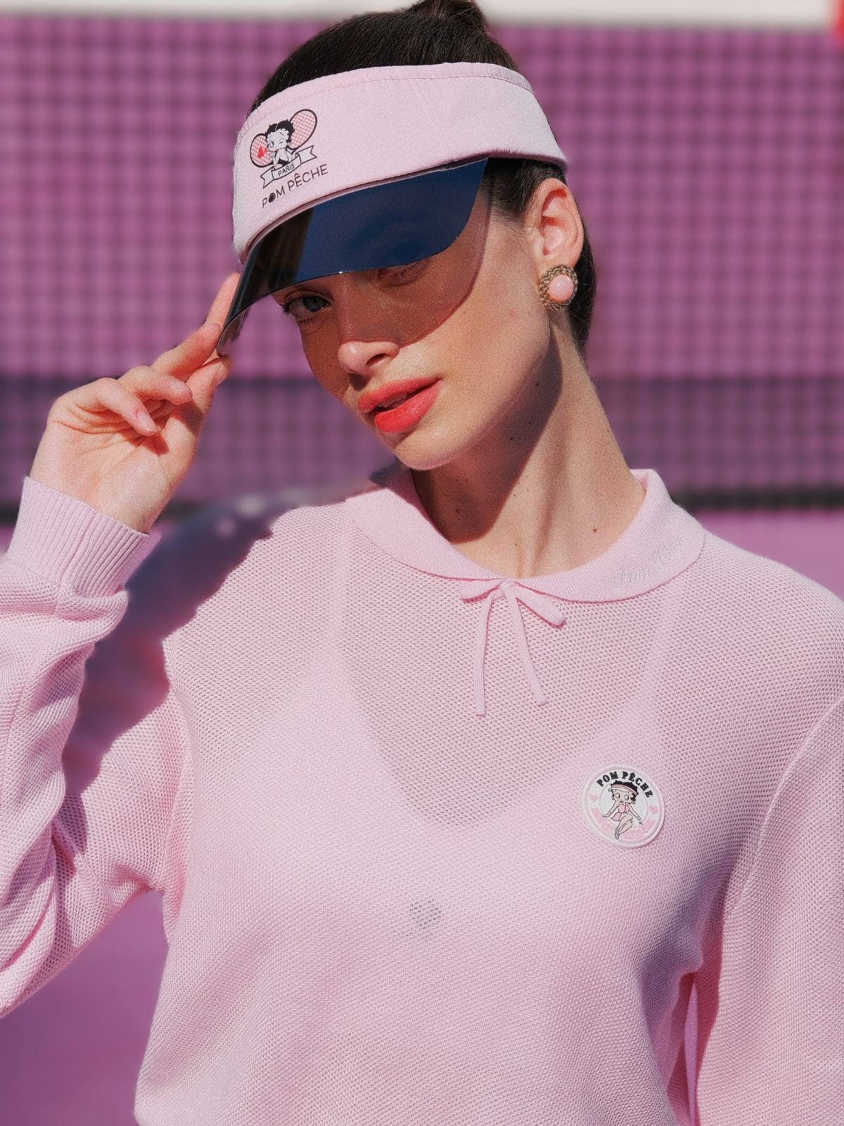 Betty Boop Tennis Visor - Pink