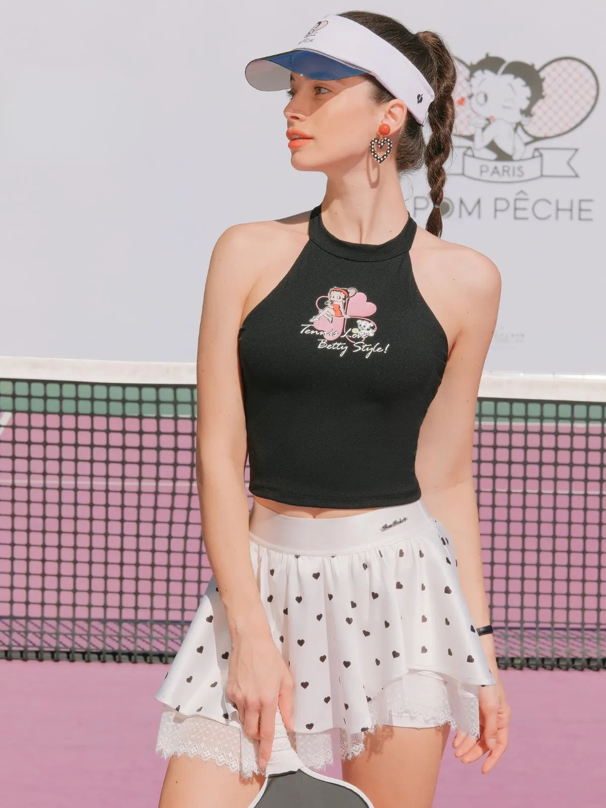 Betty Boop Spin™ Heart Dot Lace Skirt