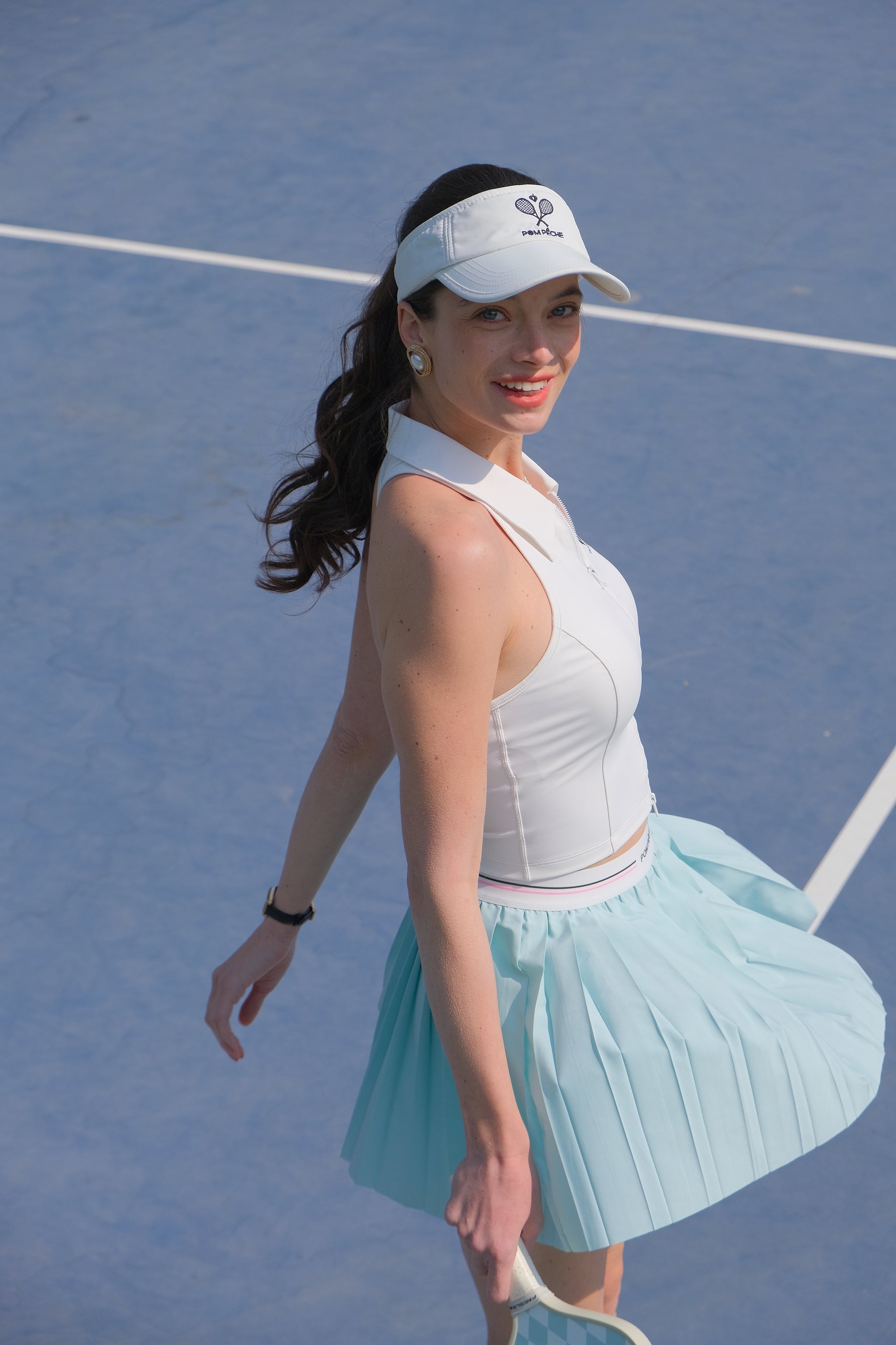 CELY Green Pleated 2-in-1 Tennis Skirt