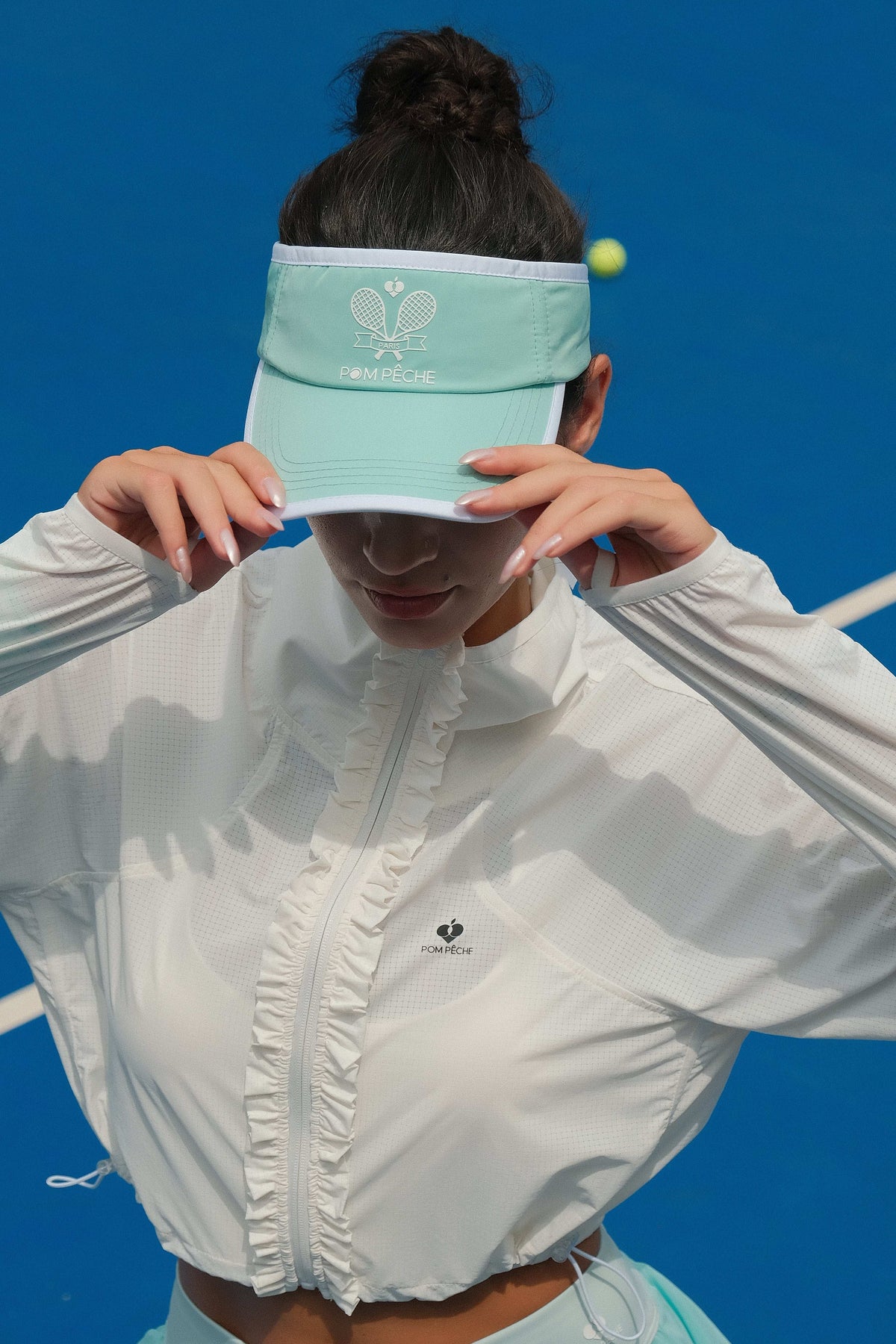 IVY Bow Visor Cap - Mint Green