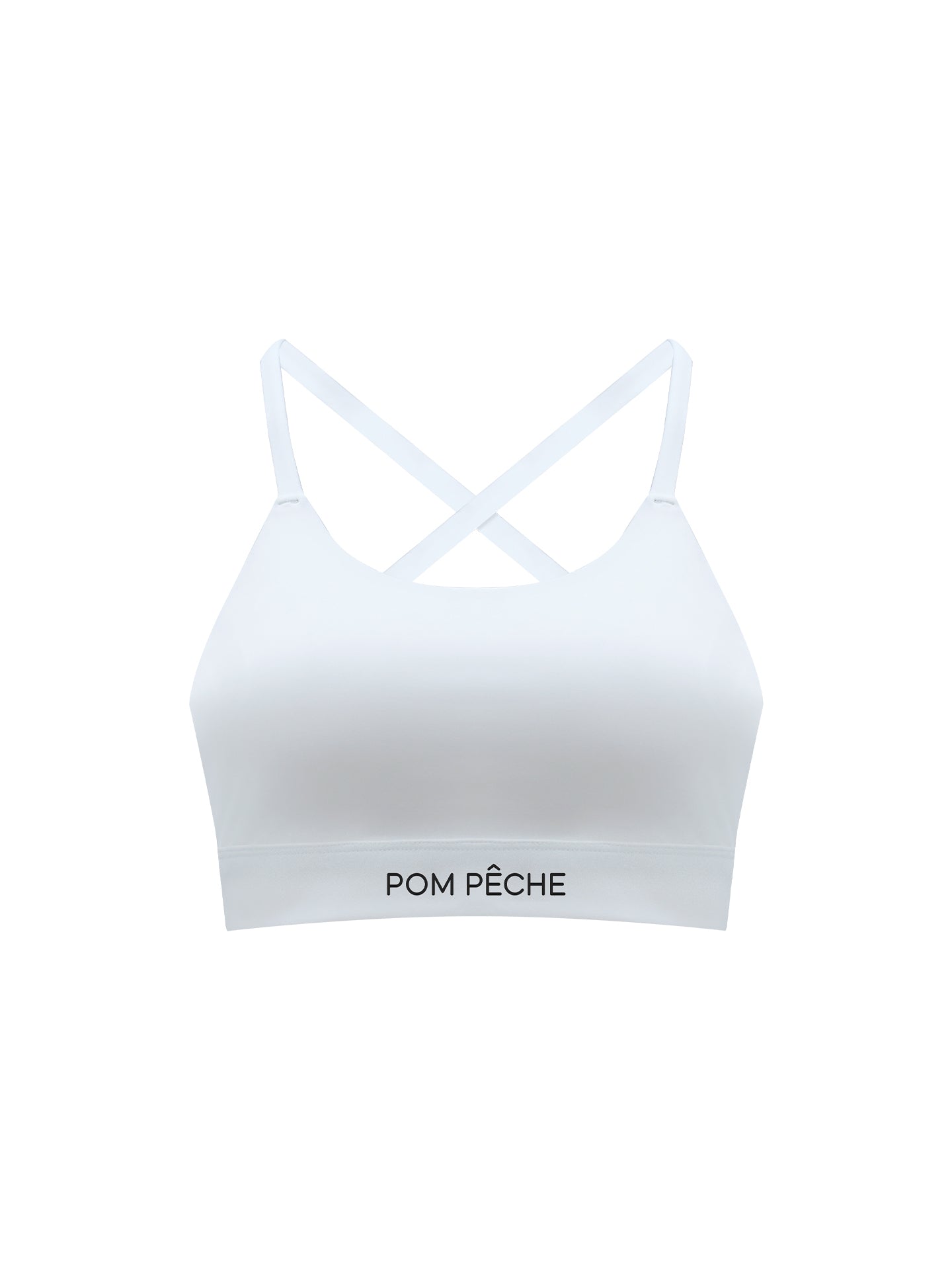 PEARL Cross-Back Active Tank Top - Paris White