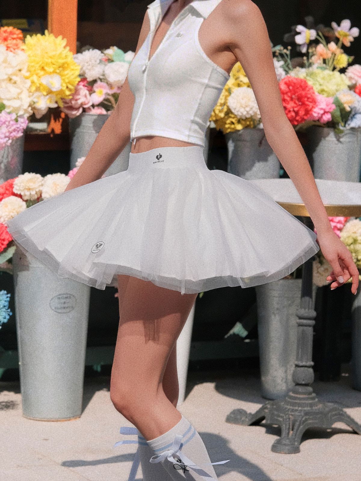 Spin™ Tutu Skirt - White