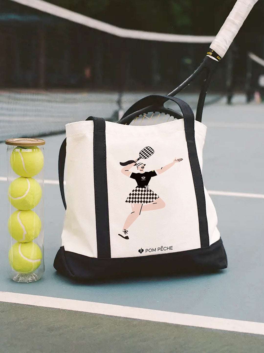 PomGirl Canvas Bag - Black