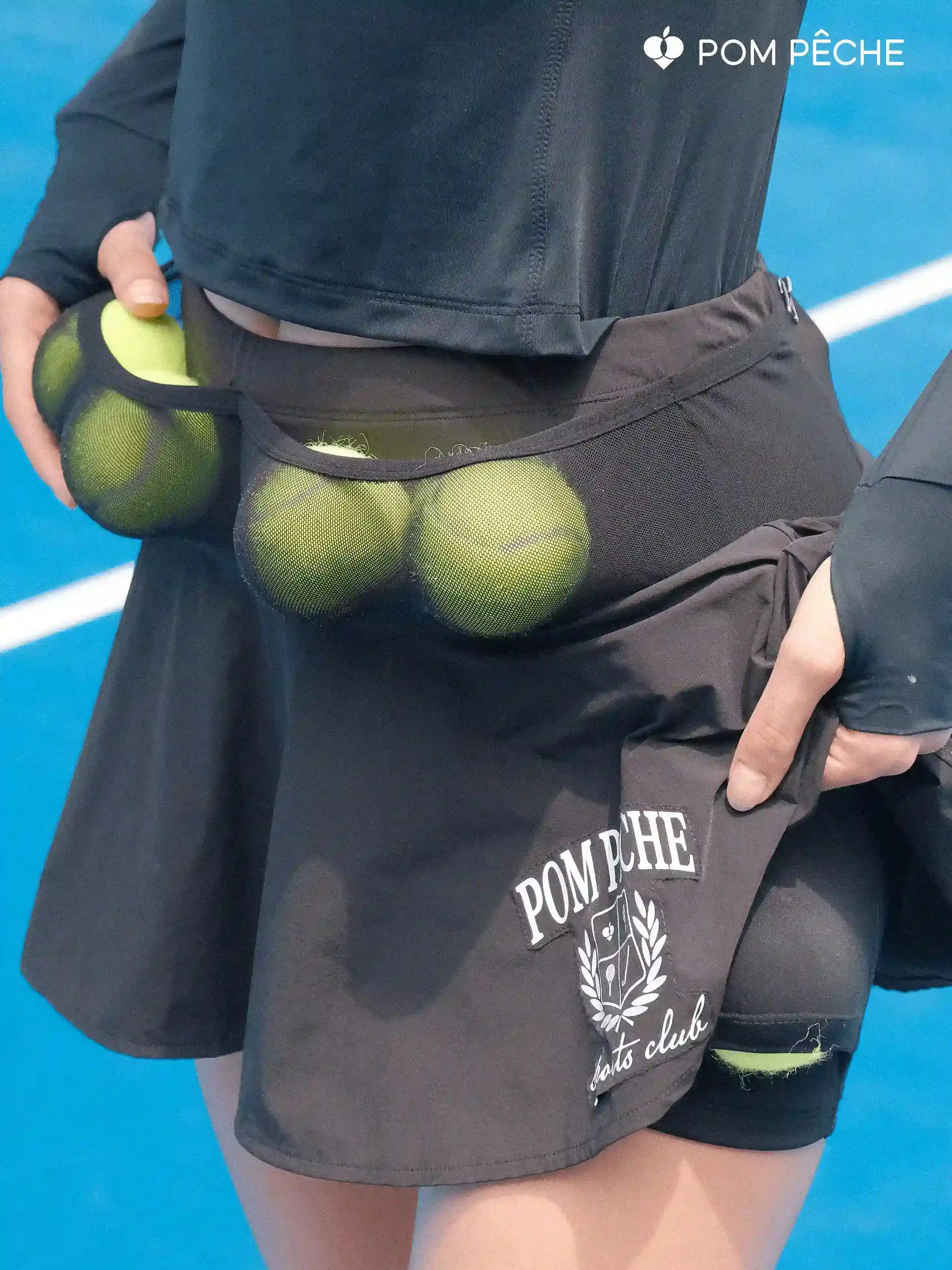 CHANNING Black Pro Tennis Skirt - Chanson Black