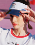 Betty Boop Tennis Visor - White