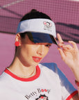 Betty Boop Tennis Visor - White