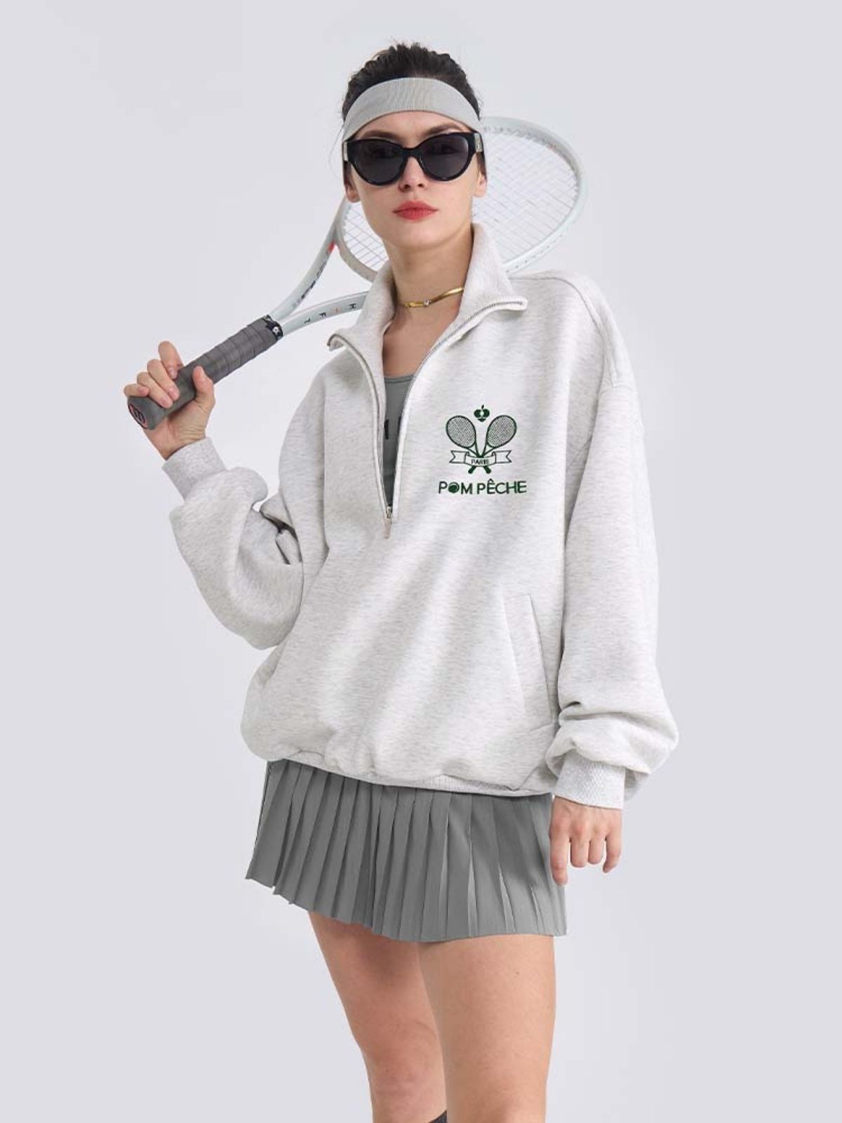 Unisex Gray Sweatshirt