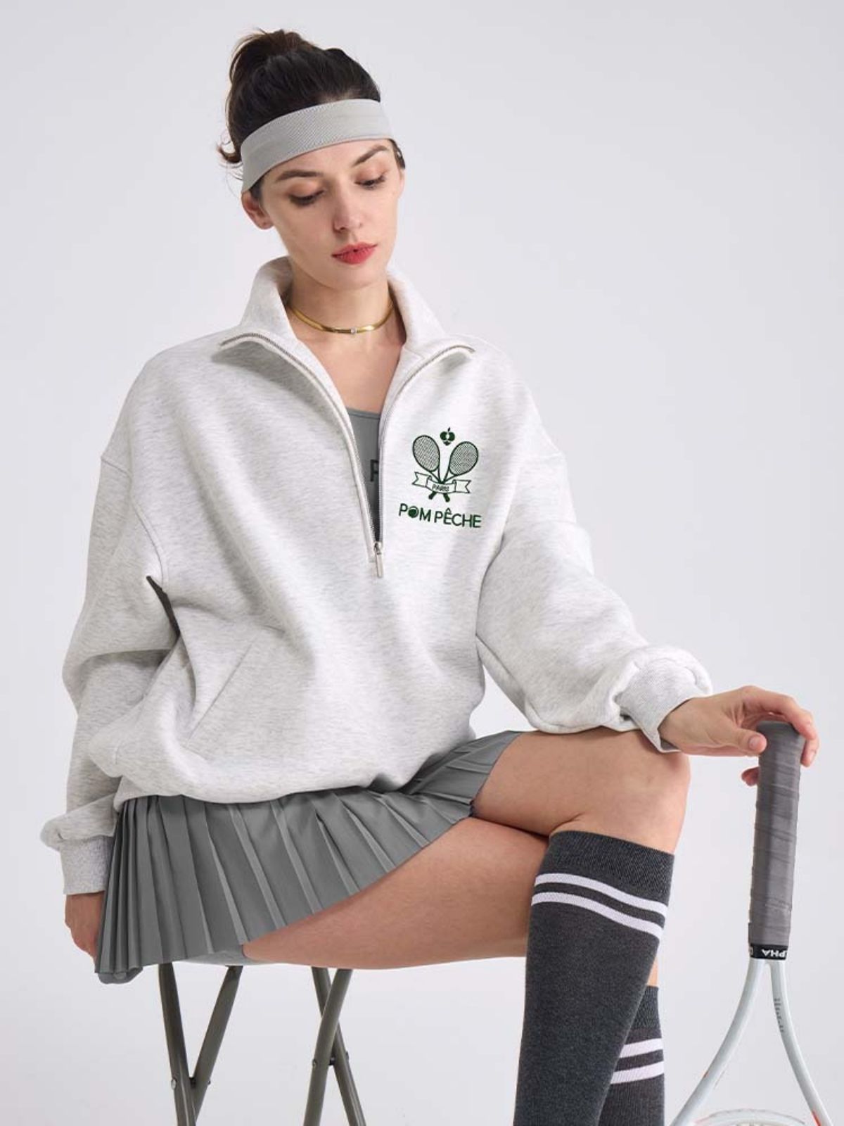 Unisex Gray Sweatshirt