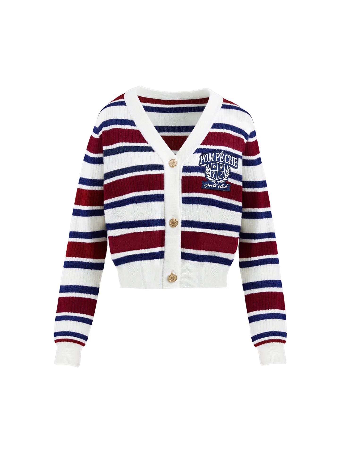 LEDA Striped Cardigan