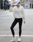 SCULPTING RIB™ Skirted Tennis Leggings - Black
