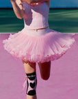 Betty Boop Spin™ Rose Ruffle Sports Skirt - Macarons Pink