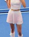 Classic Pleated Tennis Skirt - Light Pink