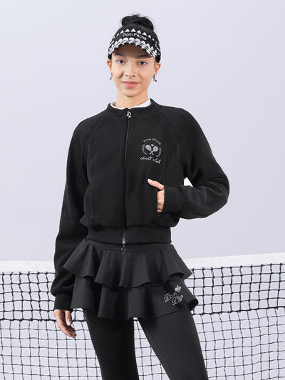 VERA Fleece Zip Jacket - Chanson Black