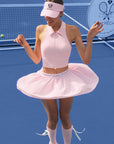 Classic Pleated Tennis Skirt - Light Pink
