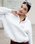 Poise™ Half-Zip Top Performance Sweatshirt-Gray