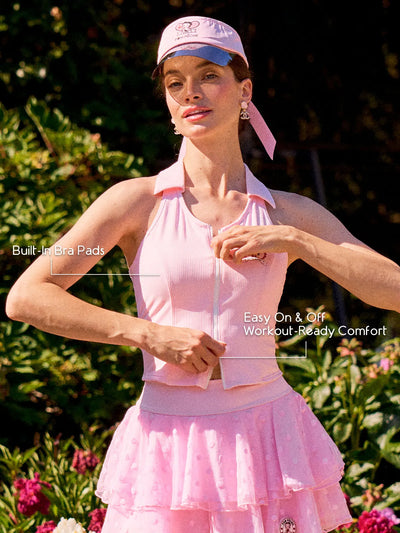Betty Boop Poise™  Polo Tank-Pink