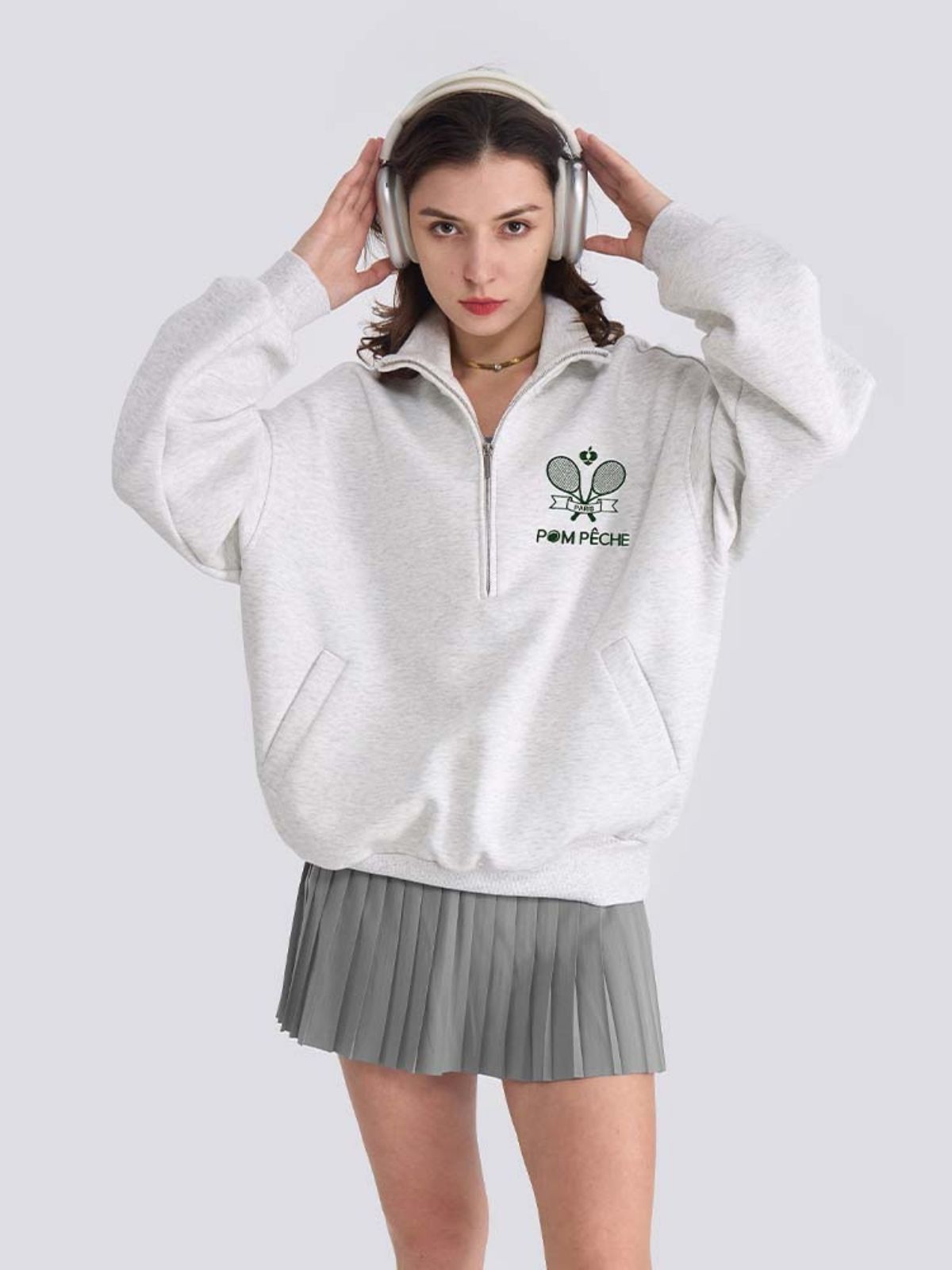 Unisex Gray Sweatshirt