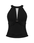 Mesh Halter Tank - Black