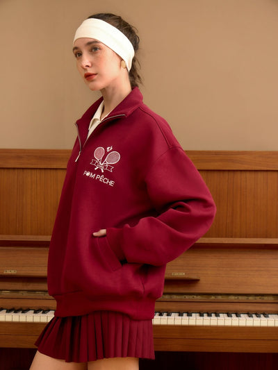 Unisex Wine Red Sweatshirt