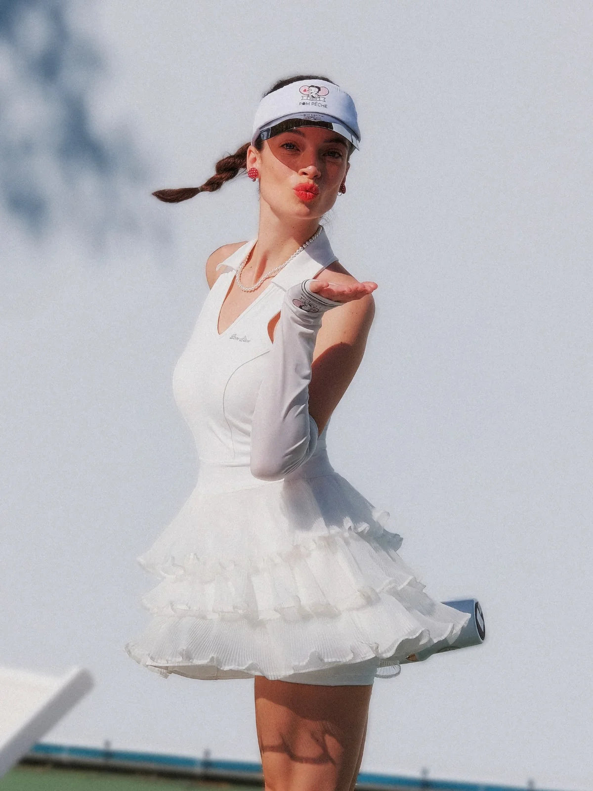 Betty Boop Mille Tiered Dress – Paris White