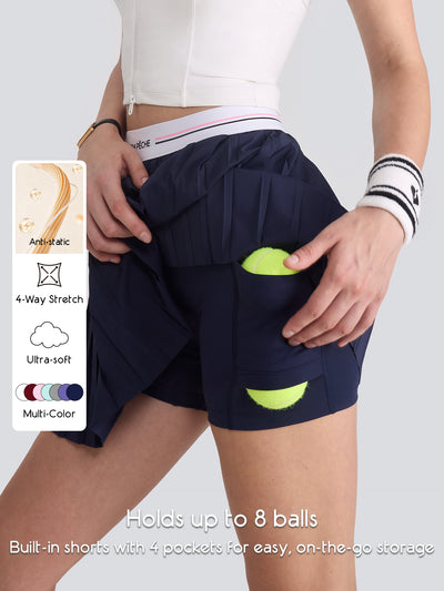 Classic Pleated Tennis Skirt - Light Pink