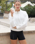 Poise™ Half-Zip Top Performance Sweatshirt-White