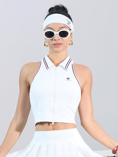 Limited Edition HARPER Zip Front Sleeveless Top