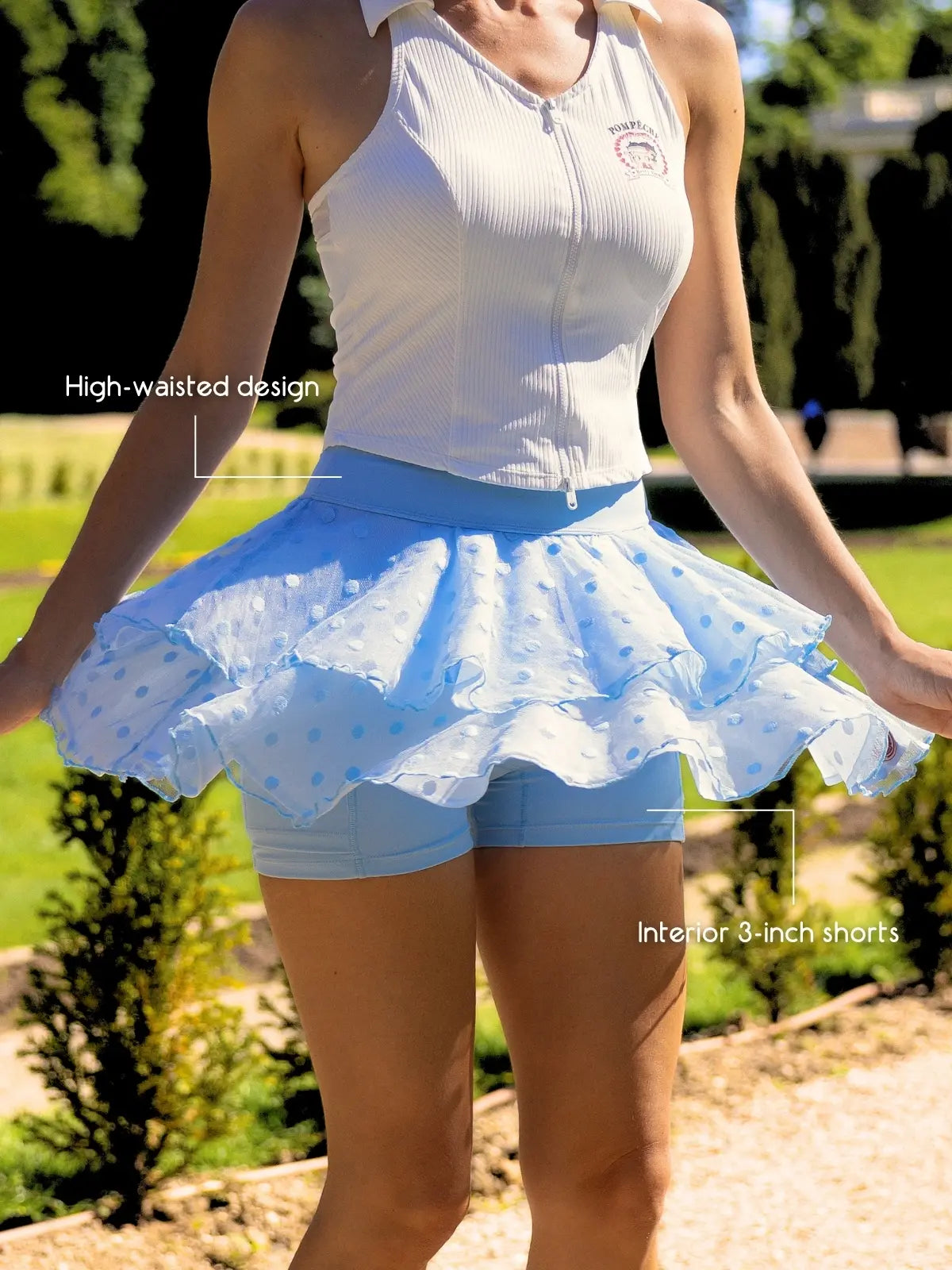 Betty Boop Cake Skirt - Paris Blue
