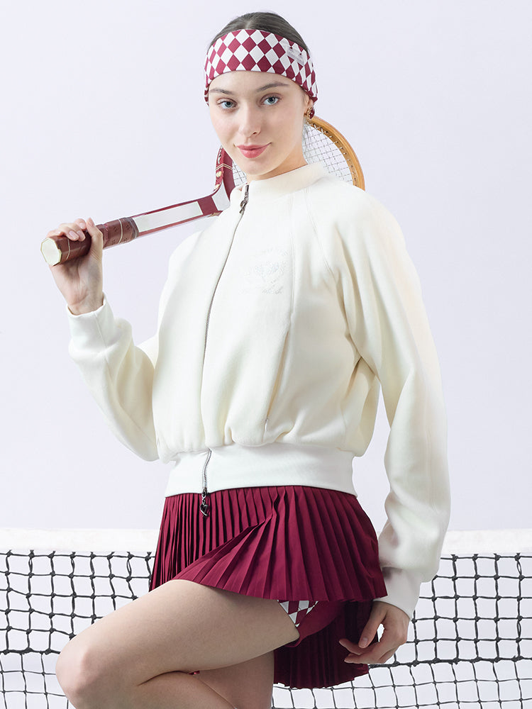 ZEPHYR Fleece Zip Jacket - Paris White