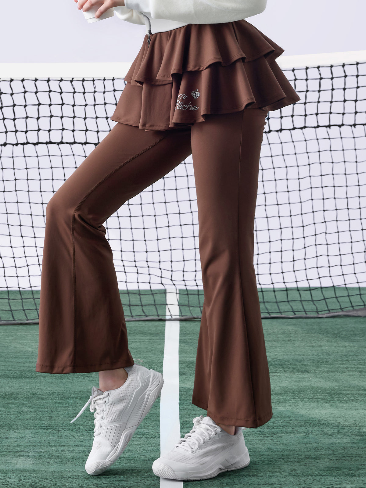 SHAKTI Flared Petal Pant - Mocha