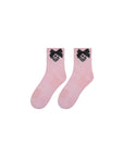Bow Detail Tennis Crew Socks - Assorted Colors