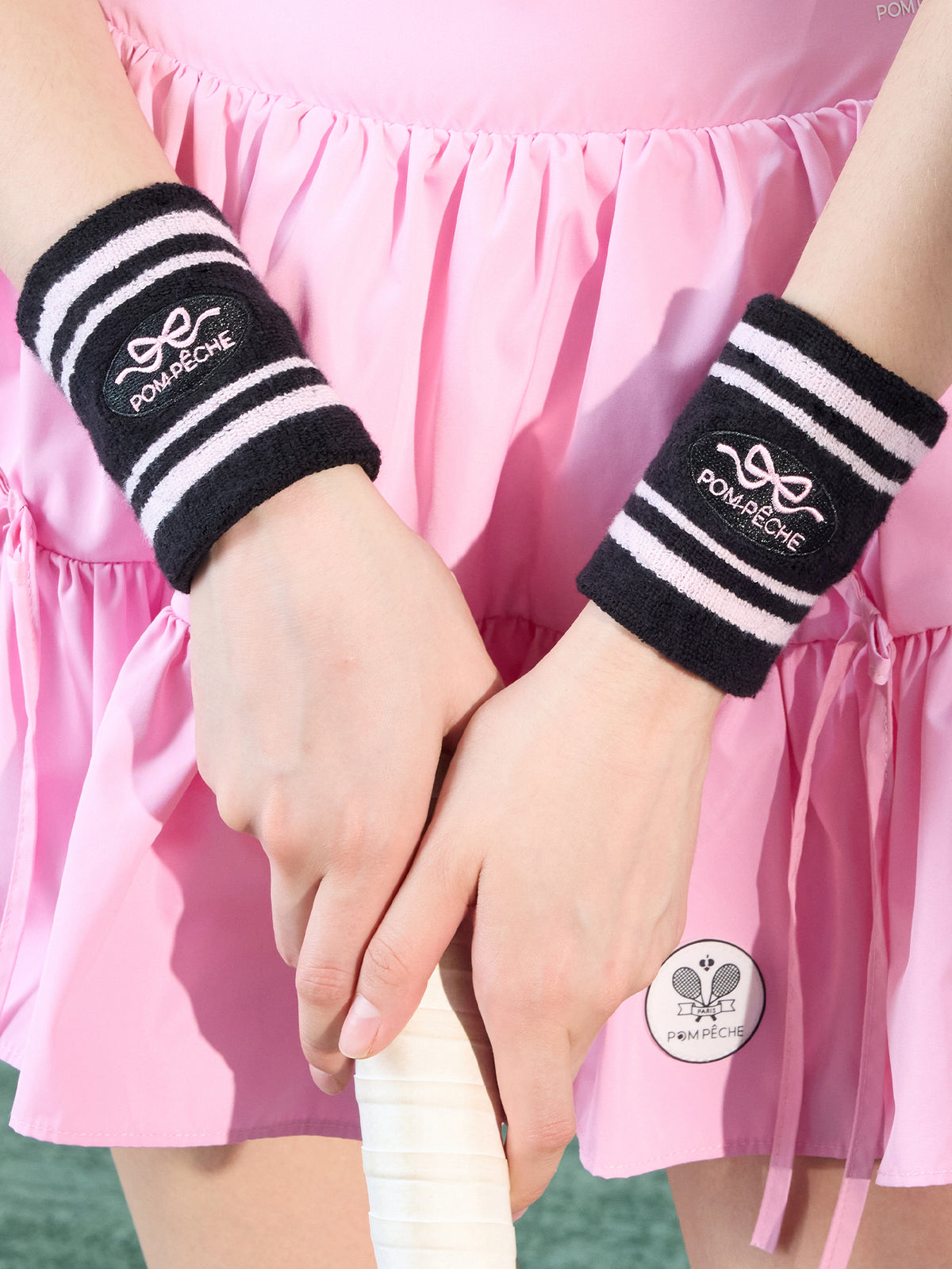 Black Bow Wristband