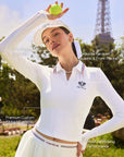 Poise™ Fall Quick-Dry Long Sleeve Polo Top