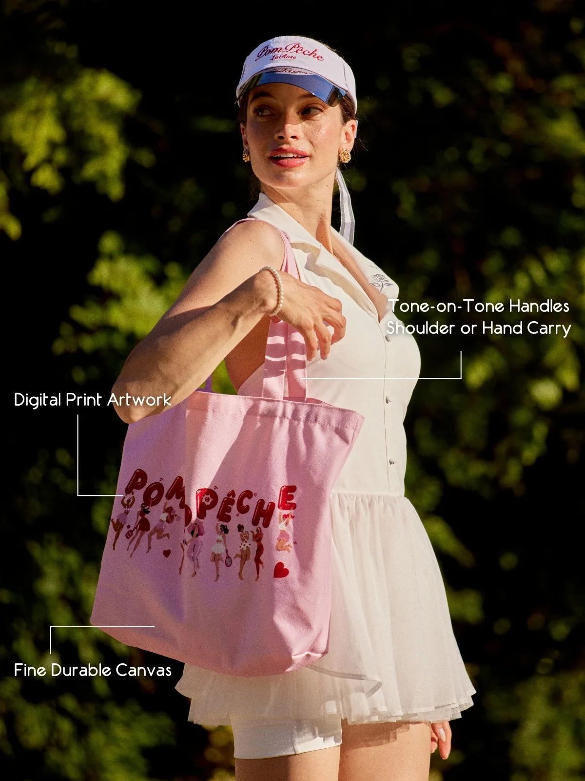 Oversized Court Tote Bag – Fits Racquet