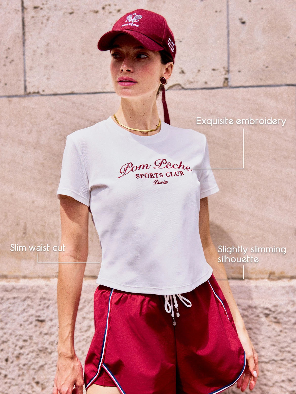 Ivy League Chic Tennis Tee- White