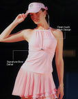 Mesh Halter Tank - Pink